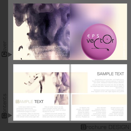 Brochure Template Designのイラスト素材