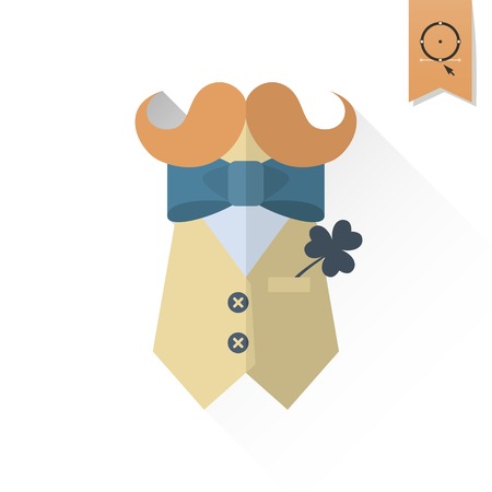 Saint Patricks Day Icon. Vector. Clean Work Minimum Pointsのイラスト素材