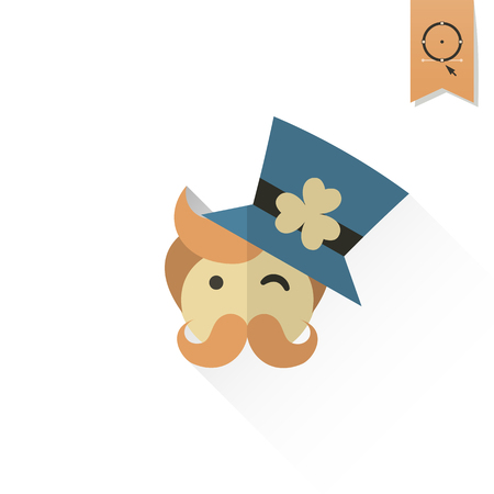 Saint Patricks Day Icon. . Clean Work Minimum Pointsの写真素材