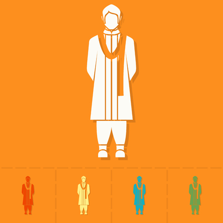 Diwali. Indian Festival Icon. Simple and Minimalistic Style. Vectorのイラスト素材