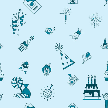 Happy Birthday Backgroundの写真素材