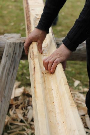 Wood workers.の写真素材