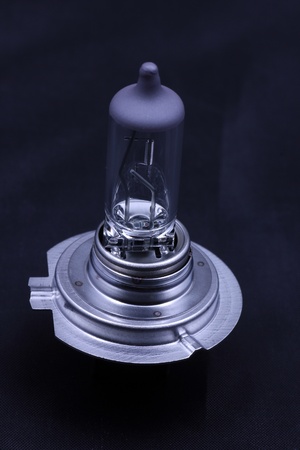  Halogen bulb is a  part of a car headlampの写真素材