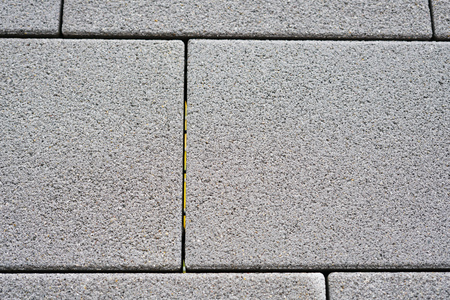 Flooring made of natural stone laid in a bandageの写真素材