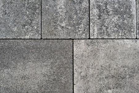 Flooring made of natural stone laid in a bandageの写真素材