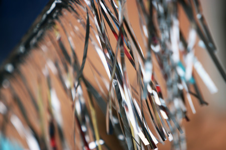 Colorful bustle during a carnival parade in Bavariaの写真素材