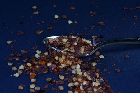 The chili spice is considered the hottest chili spice ever. This sharpness can only be topped if different chili spices are mixed.の写真素材