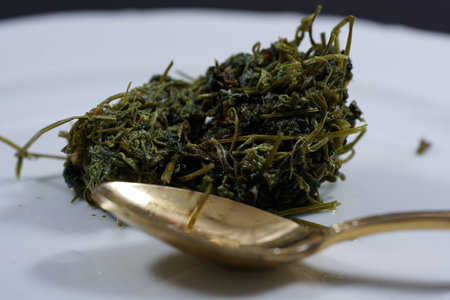 Jiaogulan herb is also referred to as the herb of the immortals and sold.