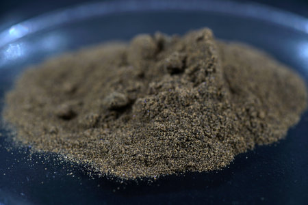 Potassium is a chemical element and was photographed here with a dark background with the macro lens...