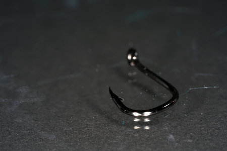 Fishing hook made of forged steel with re-sharpening especially pointed and sharp