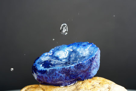 The agate is a semi precious stone.