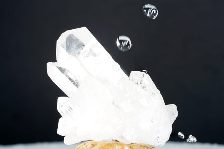 In the opinion of esoterics, healing stones, through their colors, affect their form and the minerals they contain.の写真素材