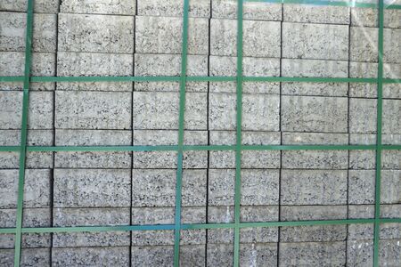 Ornate walls made of natural stone materialsの写真素材