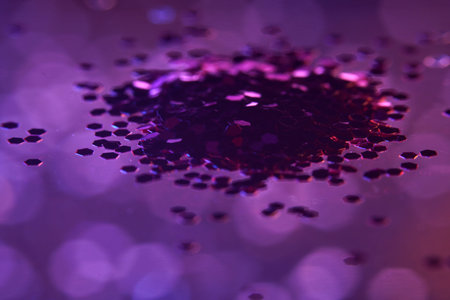 Graphic elements photographed in the studio with flash light