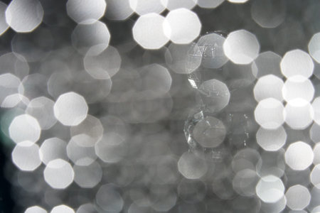 Graphic elements photographed in the studio with flash light