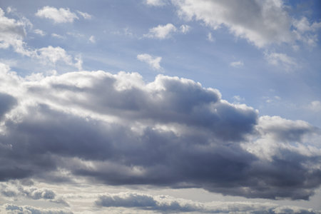 Clouds photographed on a February afternoon in Bavaria
