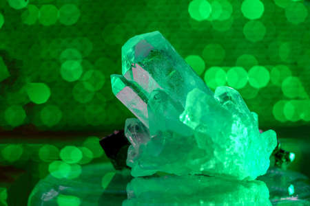 Glittering stones as a background photographed in the studio in long exposureの写真素材