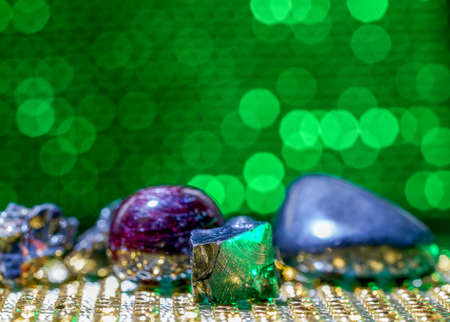 Shungit is a black rock that consists mainly of carbon and was photographed in top quality and studio quality.の写真素材