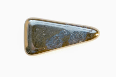 Polished gemstones photographed in the studio with lighting