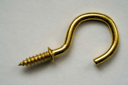 Hooks and eyes, usable as a background, photographed in the studioの写真素材
