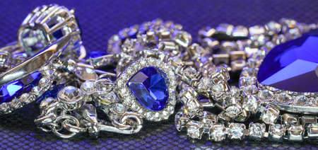 Colored glass diamonds but professionally cut to look realの写真素材