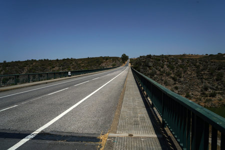 Road in the Sierra de Guadarrama, Madrid, Spain
