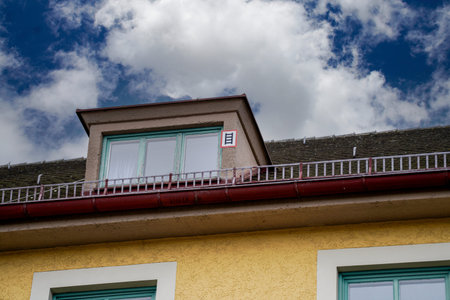 Detail of the house in the French countryside.