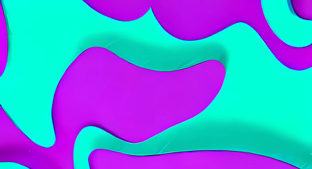 3d illustration of abstract wavy background. Creative design templatesの素材