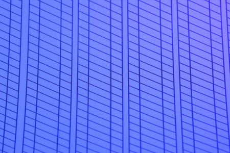 abstract blue background with some smooth lines in it (3d render)の写真素材