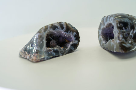 Agate, agate geode is a non-uniformly used term from geology and mineralogy