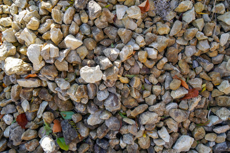 Soil from the quarry as a waste product and for versatile use in the gardenの写真素材