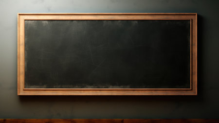 Mokcup of school chalk board without descriptionsの素材