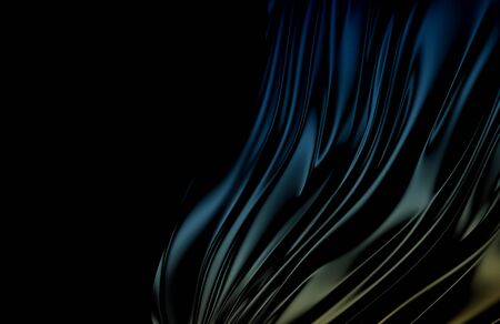 Colour wavy background color splash, elegant classy design. 3d renderの写真素材
