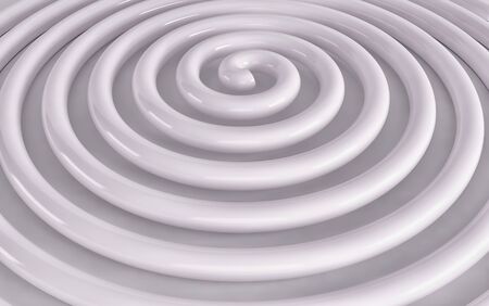 White wavy background color splash, elegant classy design. 3d renderの写真素材
