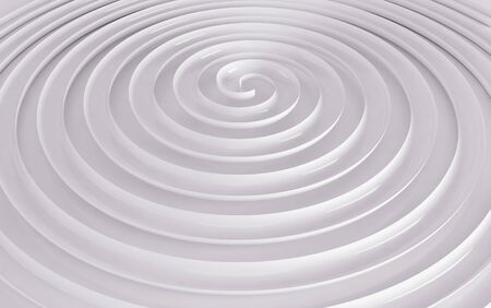 White wavy background color splash, elegant classy design. 3d renderの写真素材