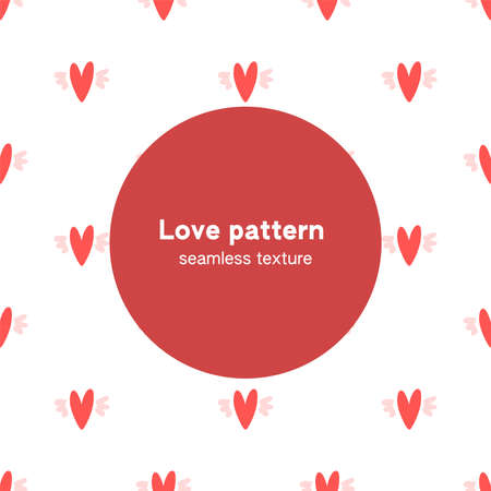 Love pattern for Valentines dayのイラスト素材
