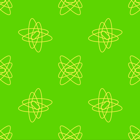 Seamless abstract vector pattern on the neon green backgroundの写真素材