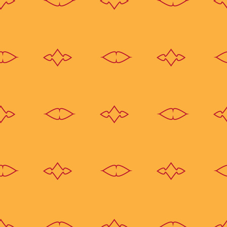 Seamless abstract vector pattern on the yellow backgroundの写真素材