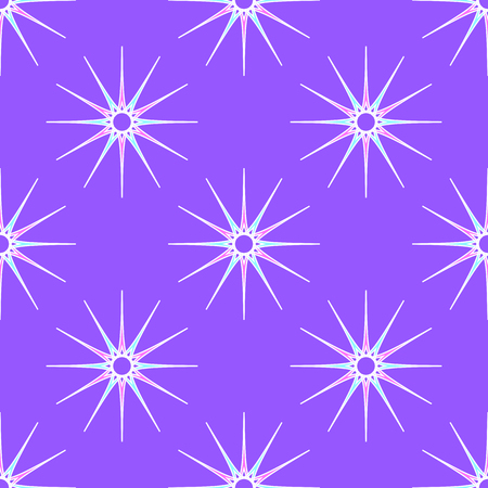 Seamless pattern on the purple backgroundのイラスト素材