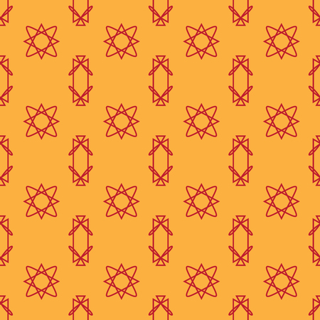 Seamless Pattern on the yellow backgroundの写真素材