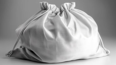 Mock-up of a white tote bag for designers and merchants, Generated AIの素材