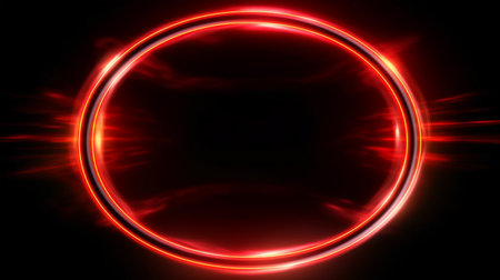 Neon banner, space for text, Generated AIの素材