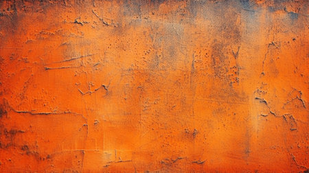 Scratched orange texture background, for banners and posters, Generated AIの素材