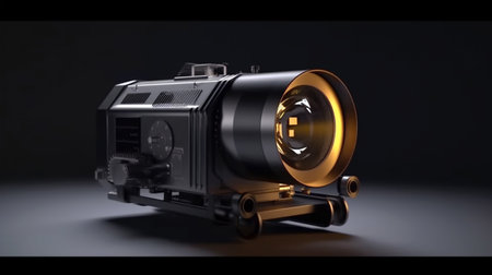 Spotlight light apparatus lighting Generated AIの素材