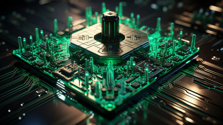 Microsearch, electronic and digital access, user authentication system, technology and cybernetics, computer security system, cybersecurity, information security, encryption, secure Internet access, data protectionの素材