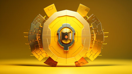 Microsearch, electronic and digital access, user authentication system, technology and cybernetics, computer security system, cybersecurity, information security, encryption, secure Internet access, data protectionの素材