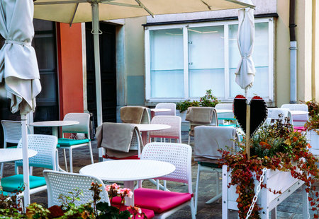 Cozy outdoor caf