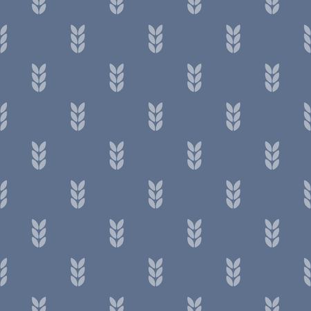 Scandinavian nature abstract leaves retro background.のイラスト素材