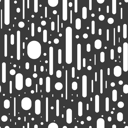 Funny geometrical scandinavian pattern with lines. Abstract background. Stock vector.のイラスト素材