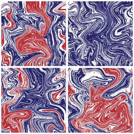Marble texture background in american colorsのイラスト素材
